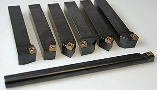 7 komada Indeksibilni Carbide Turning Tool Set i Indeksibilni Turning Tool Holder Boring Bar i CCMT Carbide umetci i 8 mm Shank