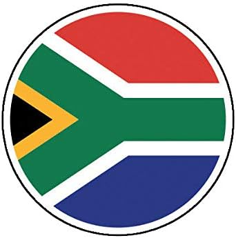 EW dizajnira okrugla južnoafrička naljepnica zastava naljepnica naljepnica Vinyl Južna Afrika Naljepnica branika Vinil naljepnica Kamion za kamione naljepnica 5