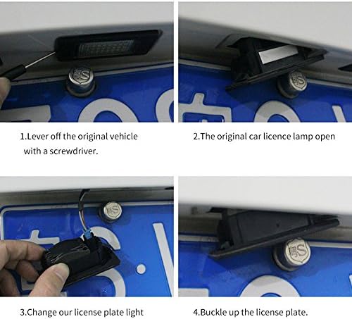 Rui Xin Trade registarske tablice lampa za broj automobila 18 SMD 2 kom potpuna LED zamjena bez grešaka za UDI A3 S3 A4 S4 A5 S5 A6