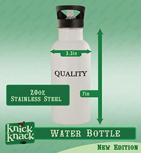 Knick Klack pokloni titling - 20oz boca vode od nehrđajućeg čelika, srebrna