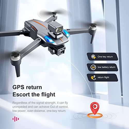 Drone za izbjegavanje prepreka HD bez četkica GPS 8K dvostruka kamera iz zraka profesionalna igračka za avione sklopivi tip aviona