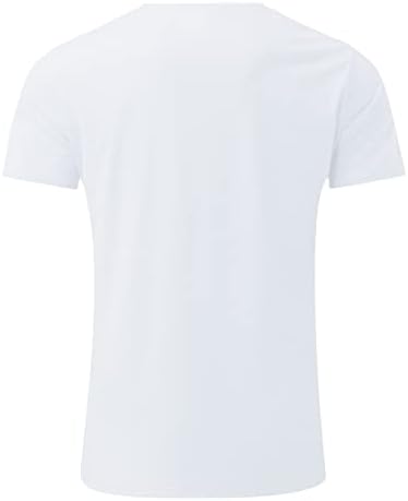 ZDFER muške majice za majice očevi tisak Print Fitness Sports Sport na otvorenom kratkim rukavima, ležerna dukserica, majica okruglog