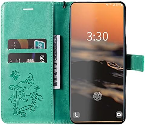 QIVSTAR kompatibilan sa Galaxy S23 Ultra Case utiskivanje dizajn slučaj sa kreditnom karticom držač Slot PU Koža novčanik slučaj Kickstand