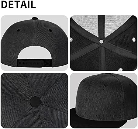 Prilagođeni šešir sa HAP-om Hip Hop Hat Dodajte svoj dizajn ovdje Unisex Personalizirani kape sa prilagođenim kapute za kamion