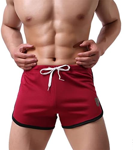 BingYELH muški trening kratke hlače za trčanje 3 inča Bodybuilding teretana Atletski kratki prozračni lagani Salon Jogger kratke hlače