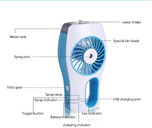 Shisyan Y-LKun USB ventilator mini ručni ventilator prijenosni ventilator USB ventilator punjivi ventilator za hlađenje HUMIDIFIER