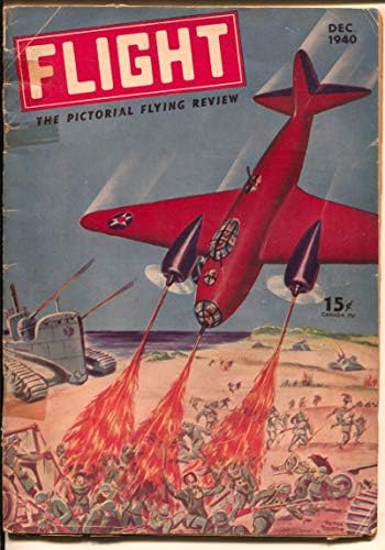 Let 1 12/1940-Gernsback-1. izdanje-Peter Driben plamen-poklopac aviona-prije Drugog svjetskog rata-g