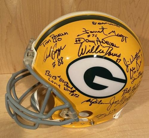 Bart Starr Super Bowl II tim potpisao autentične Packers Proline TB kacige JSA SB-autograme NFL Helmets