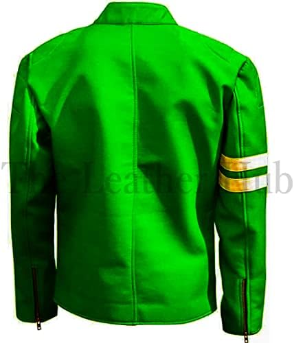 Muški tennyson vanzemaljski roj-jakna-ben-10 superherojski jakni-muški ben tennyson zelena lažna kožna jakna