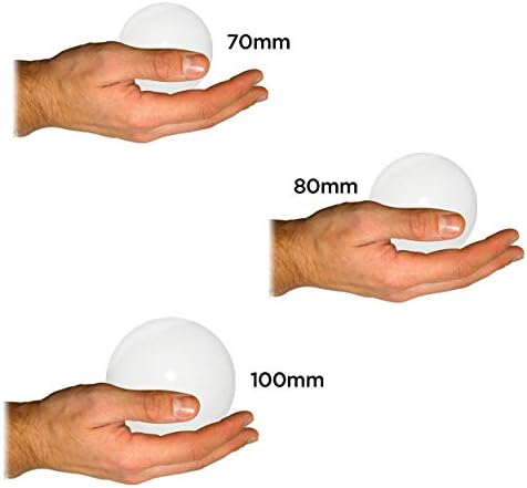 Dsjuggling Clear Akril Kontakt Žongling lopta 95mm - cca. 3,75 za izolacije i rolne karoserije