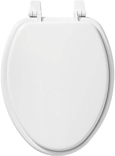 Bemis 1400TTA 000 Ekonomija toaletno sjedalo, izdužena, izdužena emajlirana drva, bijela i CENTOCO 700-001 okrugla WC sjedalo, teška