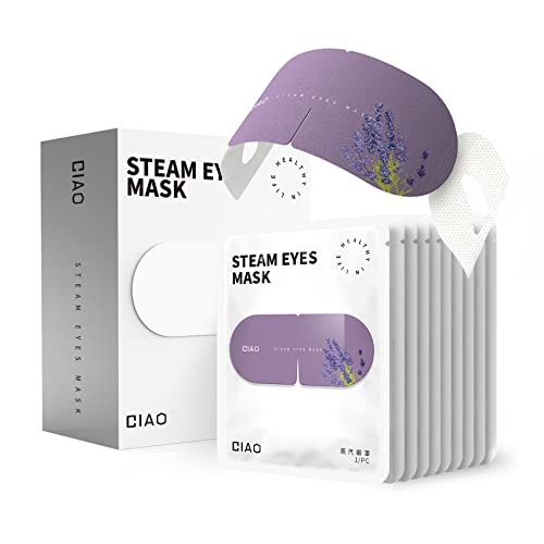 Steam Eye Maska-10 kom grijaće maska ​​za zagrijavanje zagrijavanje zagrijavanje maske za spavanje za tamne krugove, umirujuća glavobolja, reljefna zamotavanje za oči