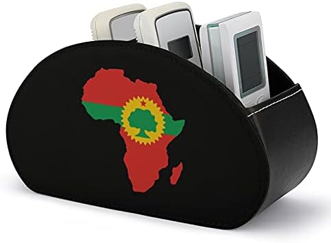 Oromo zastava na mapi Afrike držač za daljinsko upravljanje Caddy Storage Box stoni Organizator za TV daljinske upravljače Kancelarijski