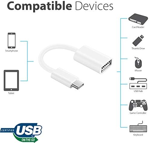 OTG USB-C 3.0 adapter kompatibilan sa vašim LG Xboom Go PN5M za brzu, provjerenu, višestruke funkcije kao što su tastatura, pogoni