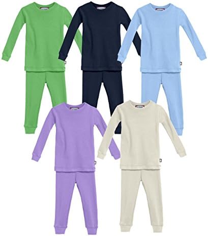 City Threads Boys 'i devojčice' pidžama set PJS, organski pamuk, napravljen u SAD-u