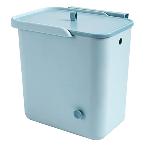 9L viseća mala kanta za smeće sa poklopcem kuhinjska kanta za kompost za pult ili ispod sudopera za ormar kupaonica spavaća soba