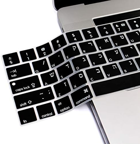 MMDW hebrejski jezik poklopac tastature za MacBook Pro sa dodirnom trakom 13-inčni 15-inčni USA izgled zaštitne kože