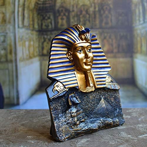 Zamtac drevna egipatska faraonska ureza za uređenje pobjeći rekviziti Ukrasi Stankhamun King Glavne smole
