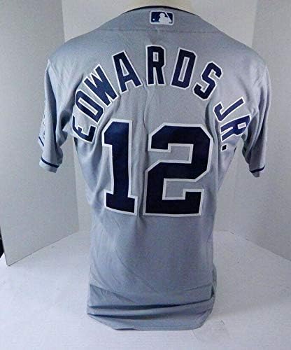 2019 San Diego Padres Carl Edwards JR 12 Igra Izdana siva Jersey 50. 150 P 149 - Igra Polovni MLB dresovi