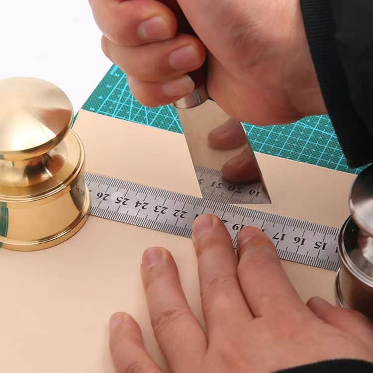 Citian solidna od nehrđajućeg čelika Težina preklopivih ivica ili učvršćivač ili uzorak za najbolje rezanje | Kožni alat za radnike