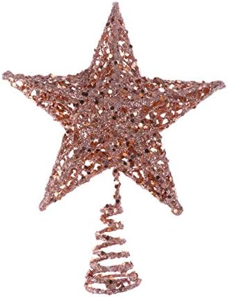 Božićna zvijezda 7.8 Božićna stabla Topper Star Topper za božićne ukrase drhtavo blistavo Xmas Holiday Treetop banket Božićno stablo