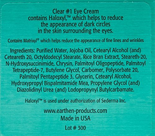 Zemljani čist oči br.1 sa haloksil tamnim krugom tretmanom.5 unca