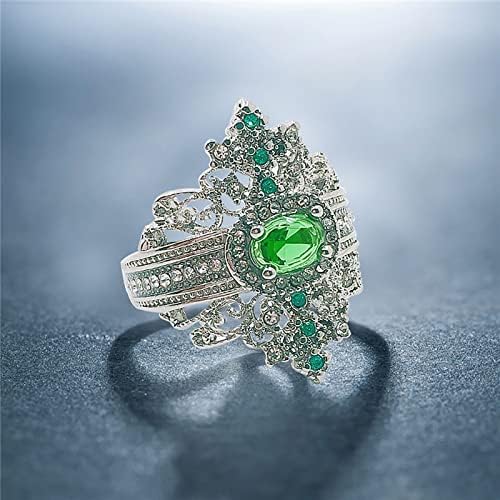 Ženski sjajni prsten temperament modnog banketa ženski prsten za angažman prstenje zvoni vintage