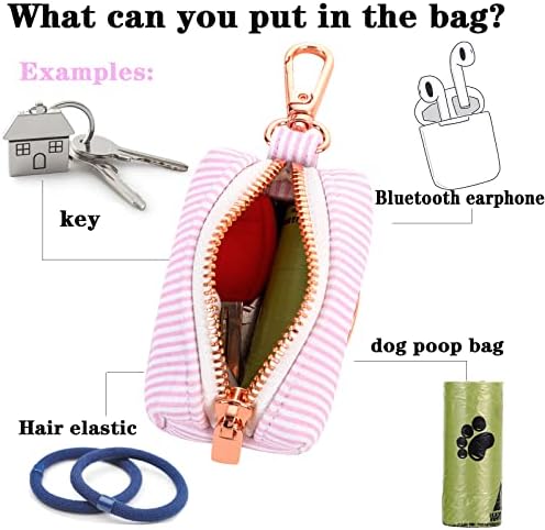 Držač torbe za pseće Kakice u jedinstvenom stilu višekratni dozator vrećica za otpad za putovanja, Park i vanjsku upotrebu uključuje