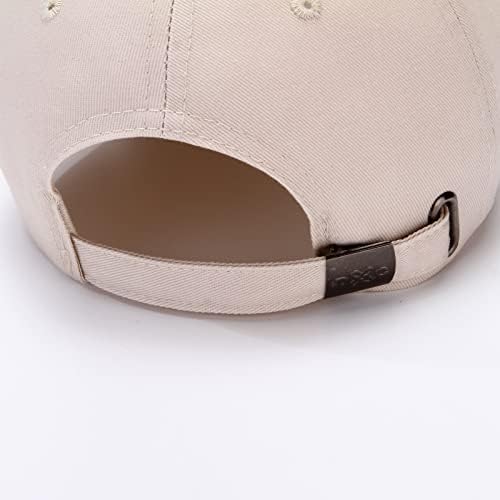 Wodxcor bejzbol kapa jednostavan elegantan dizajn pamuk ženski Muški podesivi Tata šešir