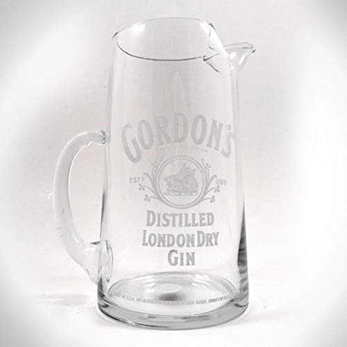 Retki T Gordon's Hondon Gin Vintage Glass bacač sa jedinstvenom ručkom