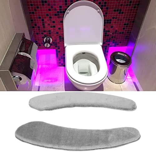 2 kom toaletni poklopac za sjedenje, punjenje za više od 37cm Dužina Flannela pamuk mekano udobno kupatilo meko toaletni poklopac
