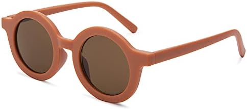 COASION slatke okrugle dječje naočare za sunce UV zaštita fleksibilne gumene naočare za male djevojčice dječaci od 2-10 godina