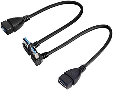 SuperSpeed USB 3.0 muški i ženski Produžni kabl za prenos podataka Gore i dole ugao 2kom od Oxsubor