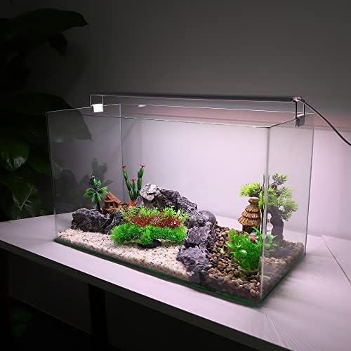 Vocoste 1 kom akvarij plastične biljke, umjetna akvatska postrojenja za dekor biljaka za ribu, zelena, 3,54