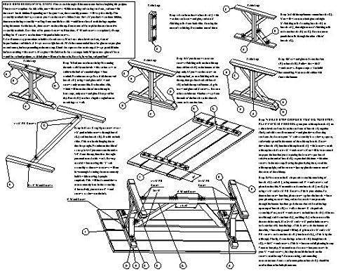 Jednostavan DIY dizajnerski piknik Tabela - Uputstvo za dizajn planova