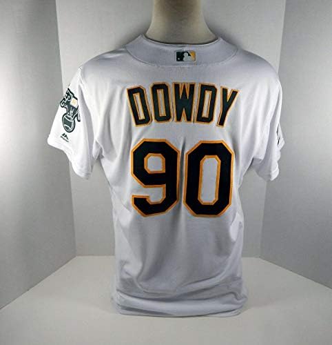 2019 Oakland A Atletics Jeremy Dowdy 90 Igra izdana Bijeli dres 150 & PS P - Igra Polovni MLB dresovi