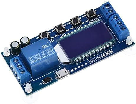 HIFASI 6-30V Micro USB digitalni LCD ekran modul releja kašnjenja vremena kontrola tajmer prekidač okidač ciklus modul XY-LJ02