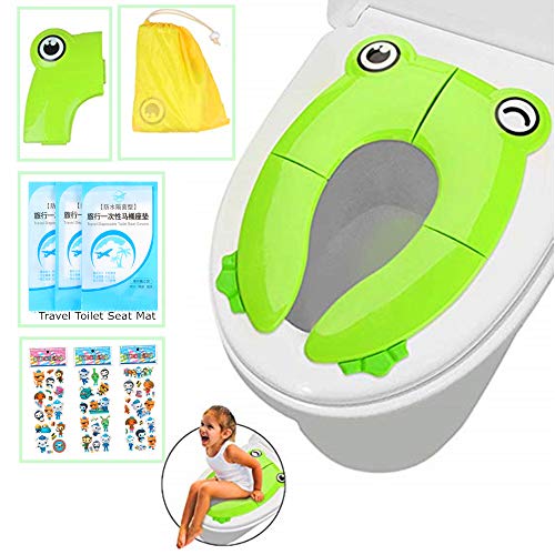 Prenosna Sjedalica za treniranje noše sklopiva putna wc daska za nošu sa neklizajućim silikonskim jastučićima za malu djecu djevojčice
