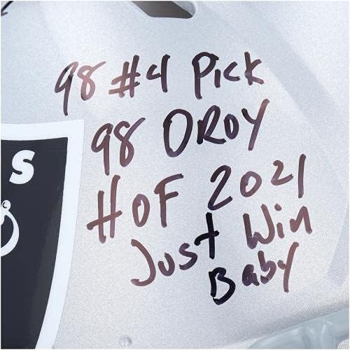Charles Woodson Oakland Raiders autographed Riddell Speed Authentic Helmet sa više natpisa-ograničeno izdanje NFL kaciga sa 24 autogramom