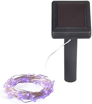 HunnyKome Solar Lighting SCO-15F100M-PR Purple Solar Decorative Light