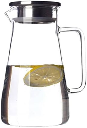 Eyhlkm staklena kafana sa poklopcem od nehrđajućeg čelika vrući ili ledeni vodeni bacač stvaraju ledenu vodu ili piću