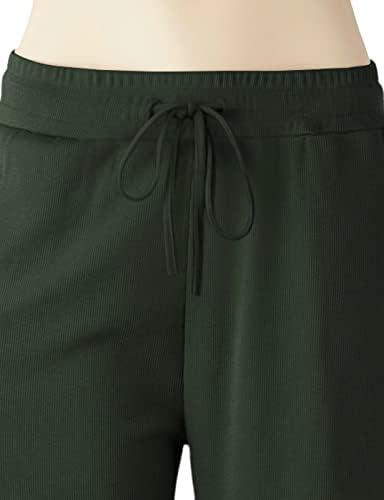Givon Womens labave joge hlače širine noge Capris duksevi sa džepom