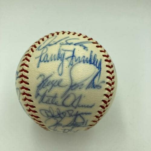 1969. Chicago Cubs tim potpisao je bejzbol za bejzbol nacionalne lige u Ernie banke JSA - autogramirani bejzbol