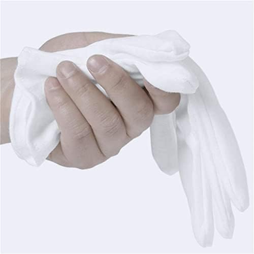 Yfqhdd multifunkcionalne bijele pamučne rukavice etiketa za čišćenje osiguranja rada za domaćinstvo
