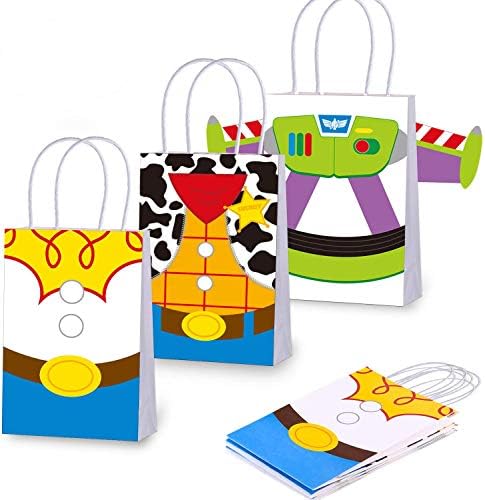 Priča inspirisana igračkama potrepštine za rođendanske zabave favorizuju dobre poklon torbe, uključujući 3 uzorka dvostrano štampana