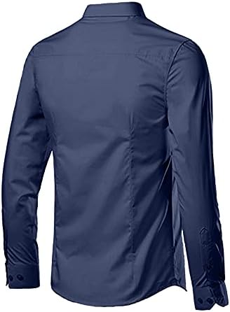 Posteljina košulja za muškarce, klasična zapadna moda Slim Fit vrhovi čvrsti vrhovi Atletic Regular Fit Dukvenstvo