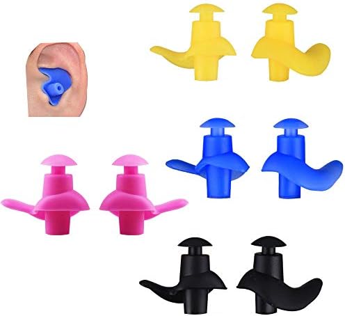 9 parova Vodootporne puške za plivanje, silikonske utikače za uši za plivanje Protect uho u tušem vode