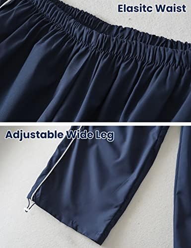Atlisan ženski padobranske hlače Baggy široke noge Y2K staze za žene