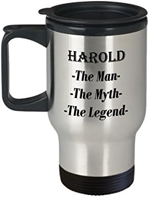 Harold - čovjek mit, legenda fenomenalni poklon za kafu - 14oz putna krigla