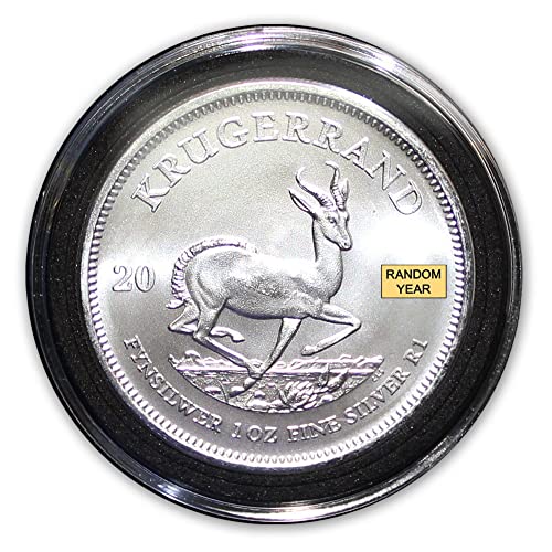2017 - Present Južna Afrika 1 oz Silver Krugerrand Coin u okviru LED LIT prezentacije i potvrdu o autentičnosti 1 Rand Bu